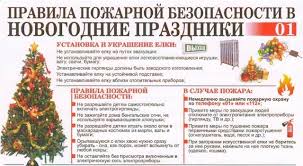 Правила пожарной безопасности в Новогодние праздники. Правила пожарной безопасности в Новогодние праздники.